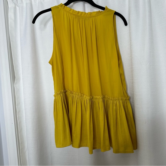 LOFT Yellow Sleeveless Blouse - Picture 3 of 5